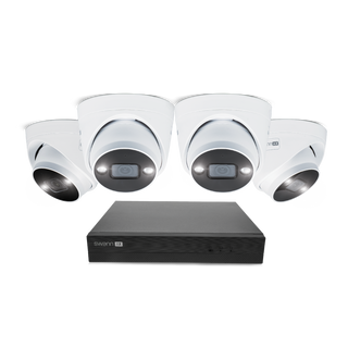 Swann AdvancedX Wired 8-Channel Security System with 4 Dome Cameras