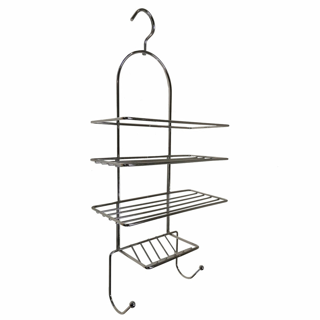 Barelli Large Chrome Bathroom Shower Caddy - Image 1 of 3
