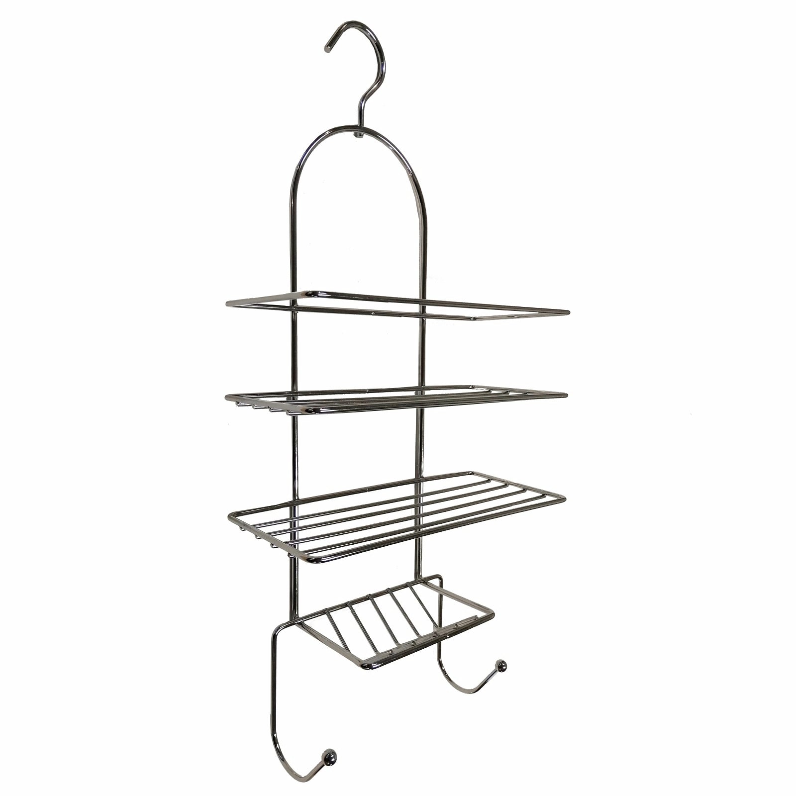 Barelli Large Chrome Bathroom Shower Caddy - Image 1 of 3