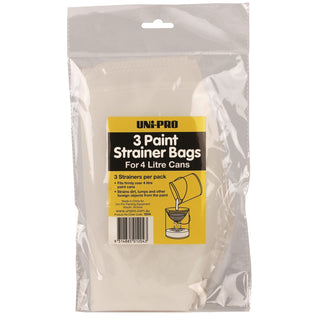 UNi-PRO 4L Paint Strainer Bag - 3 Pack