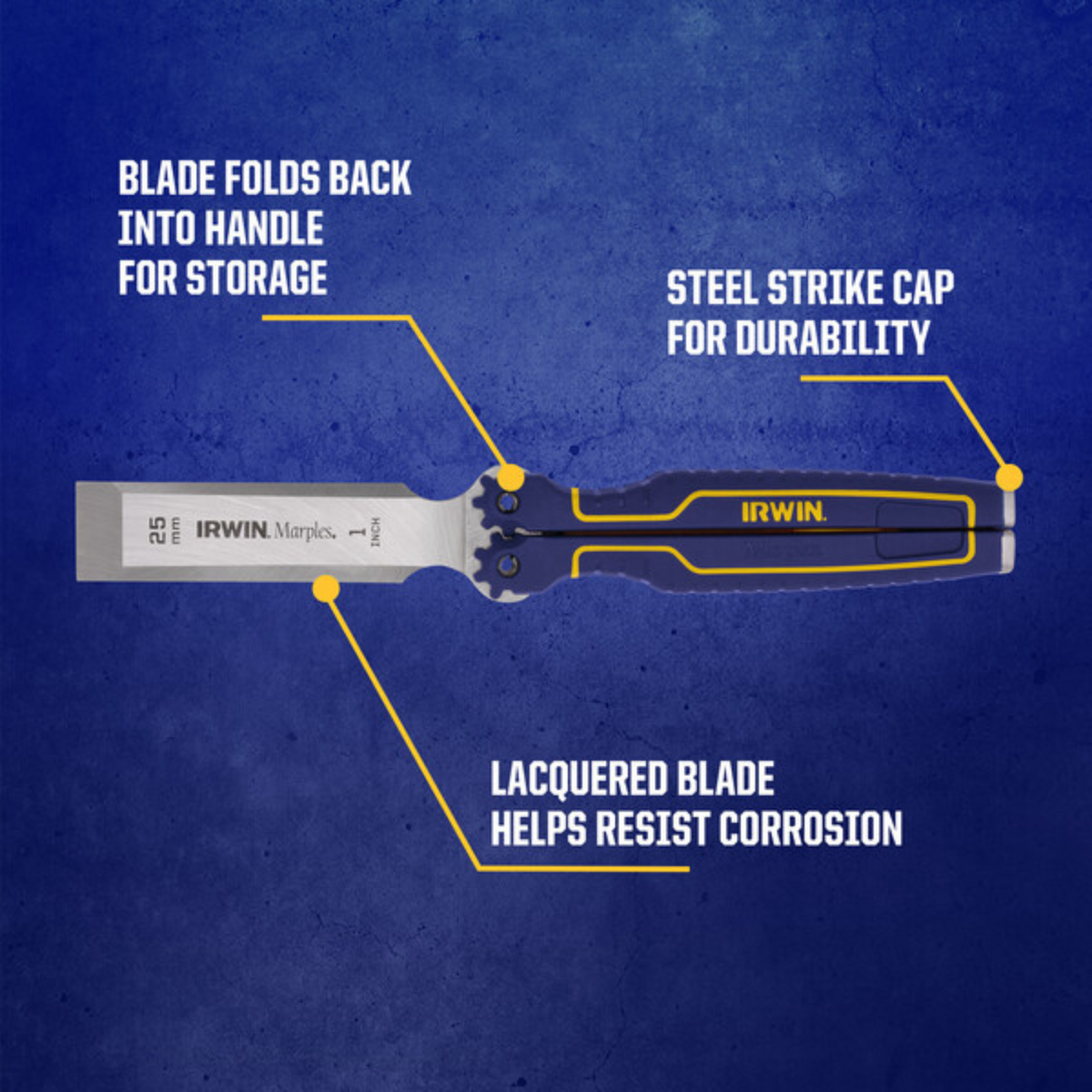 IRWIN Marples 25mm Folding Pocket Chisel - Image 5 of 7