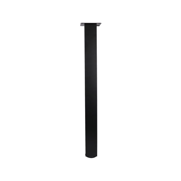 Adoored 60 x 710mm Black Metal Furniture Leg