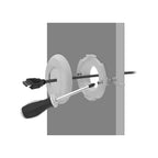 Deta Round Brush Wall Plate - Image 4 of 4