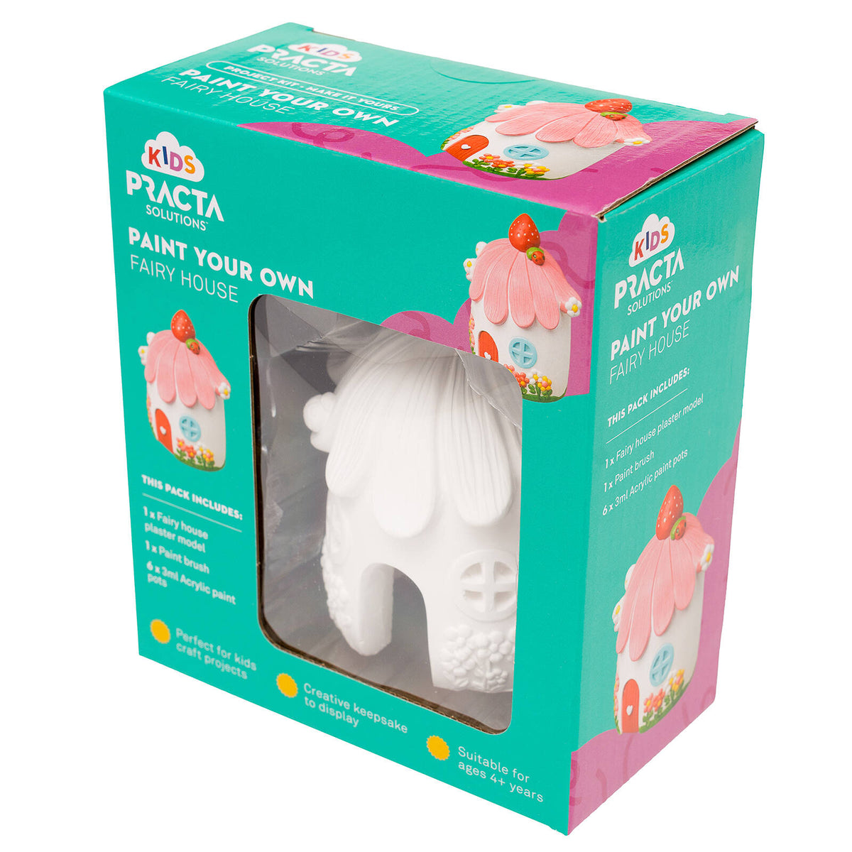 Practa Kids Paint Your Own Fairy House Kit - Image 2 of 7