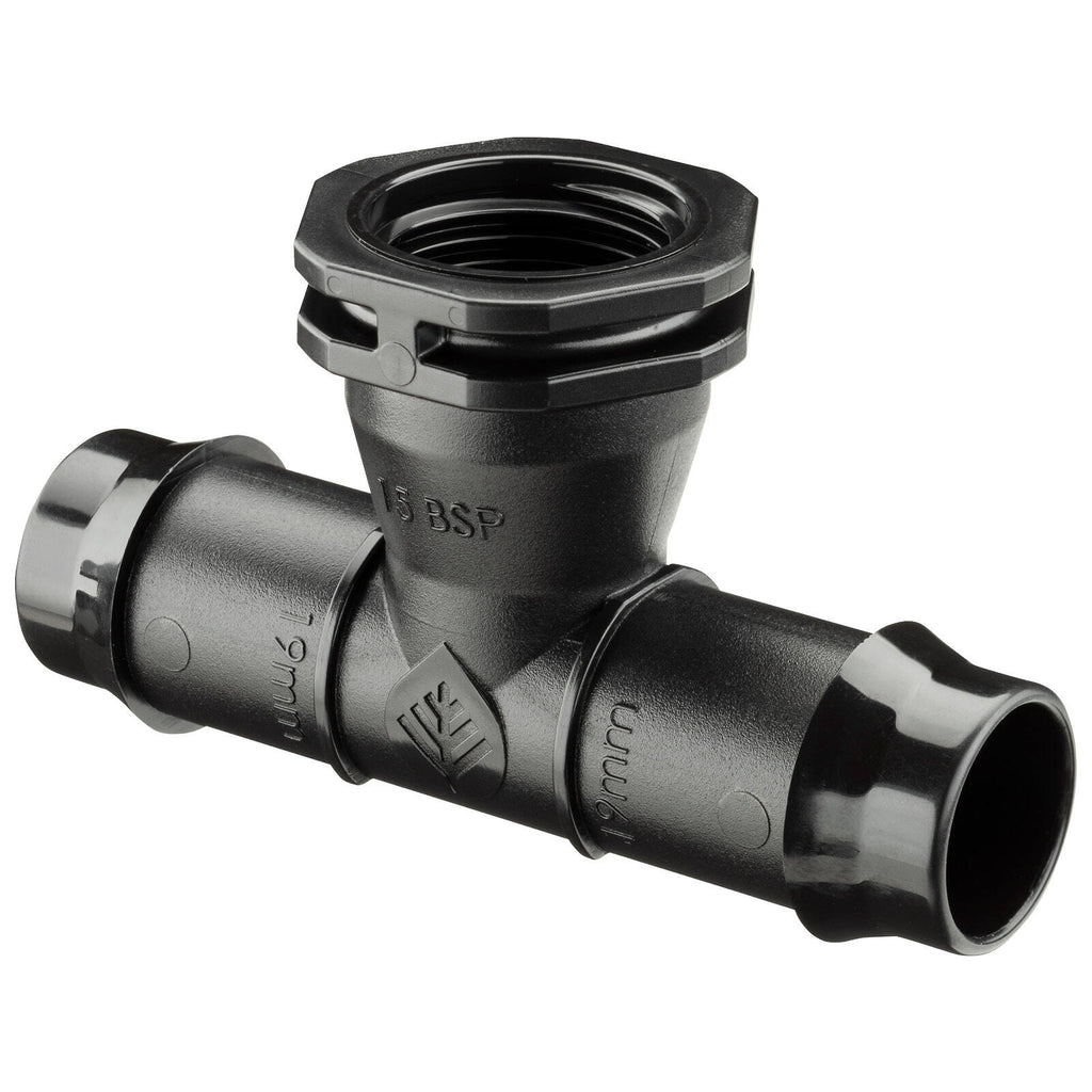 Pope 19 x 15mm Single BSP Female Poly Threaded Tee - Image 3 of 3
