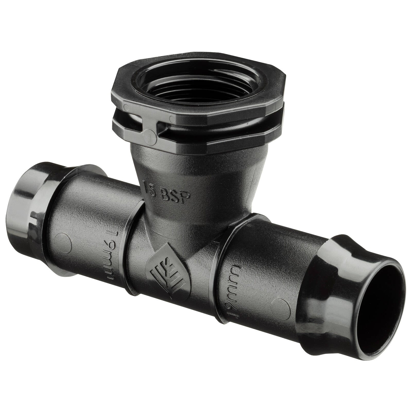 Pope 19 x 15mm Single BSP Female Poly Threaded Tee - Image 3 of 3