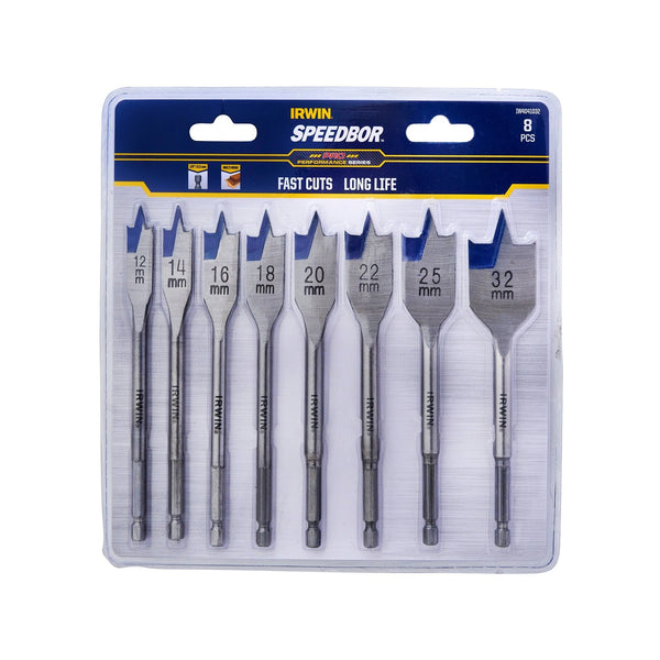 IRWIN 8 Piece Spade Bit Set