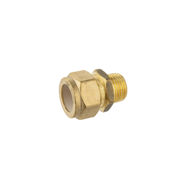 Brasshards 20C x 15MI Brass Male Compression Union LF