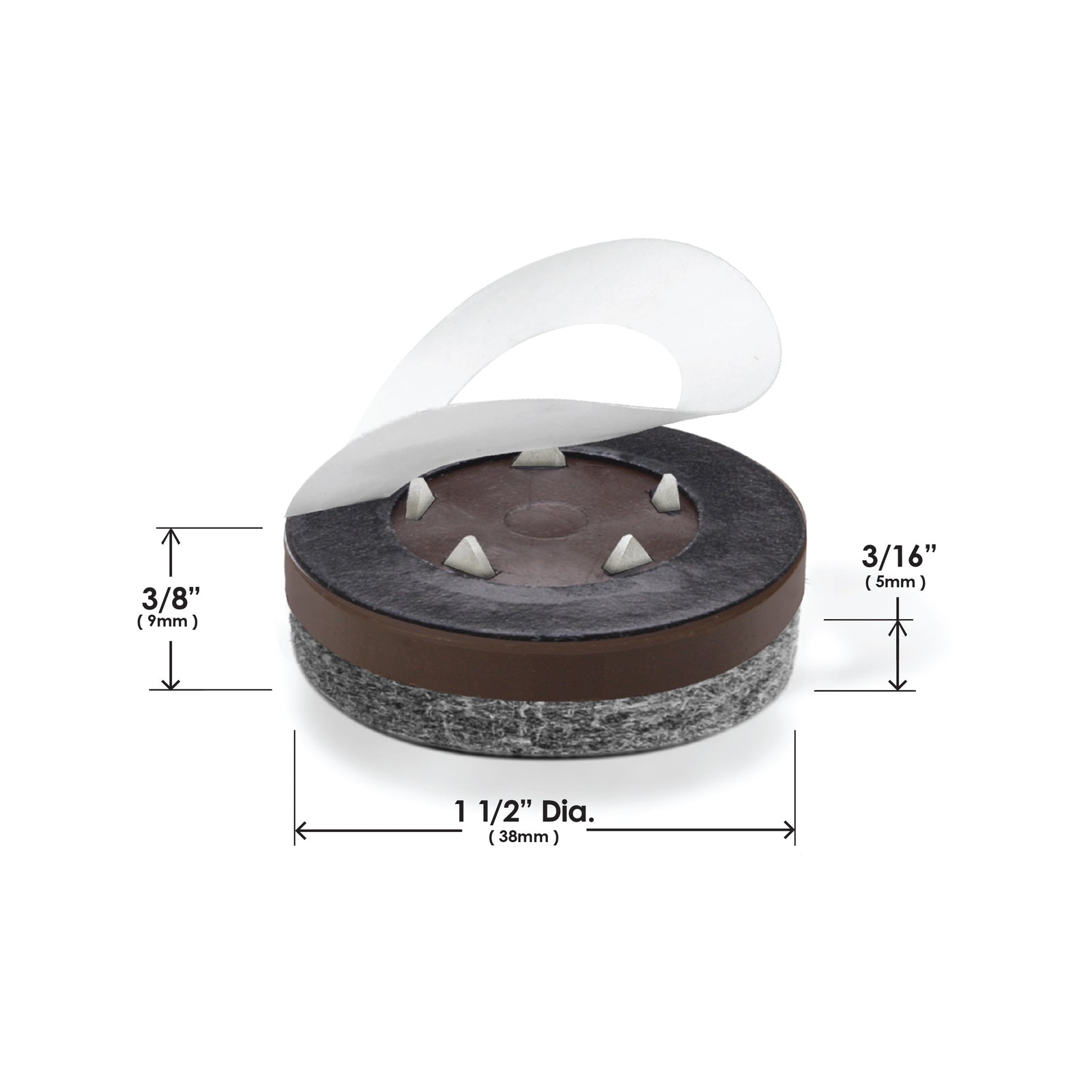 Slipstick_CB270_Felt_38mm-Diameter-Tap-In_Dimensional