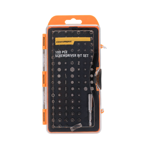 Craftright 100 Piece Screwdriver Bit Set
