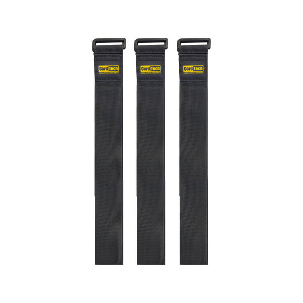 CordTech Large Reusable Stretch Storage Straps - 3 Pack