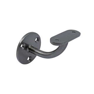 Carinya Black Nickel Flat Top Curved Handrail Bracket