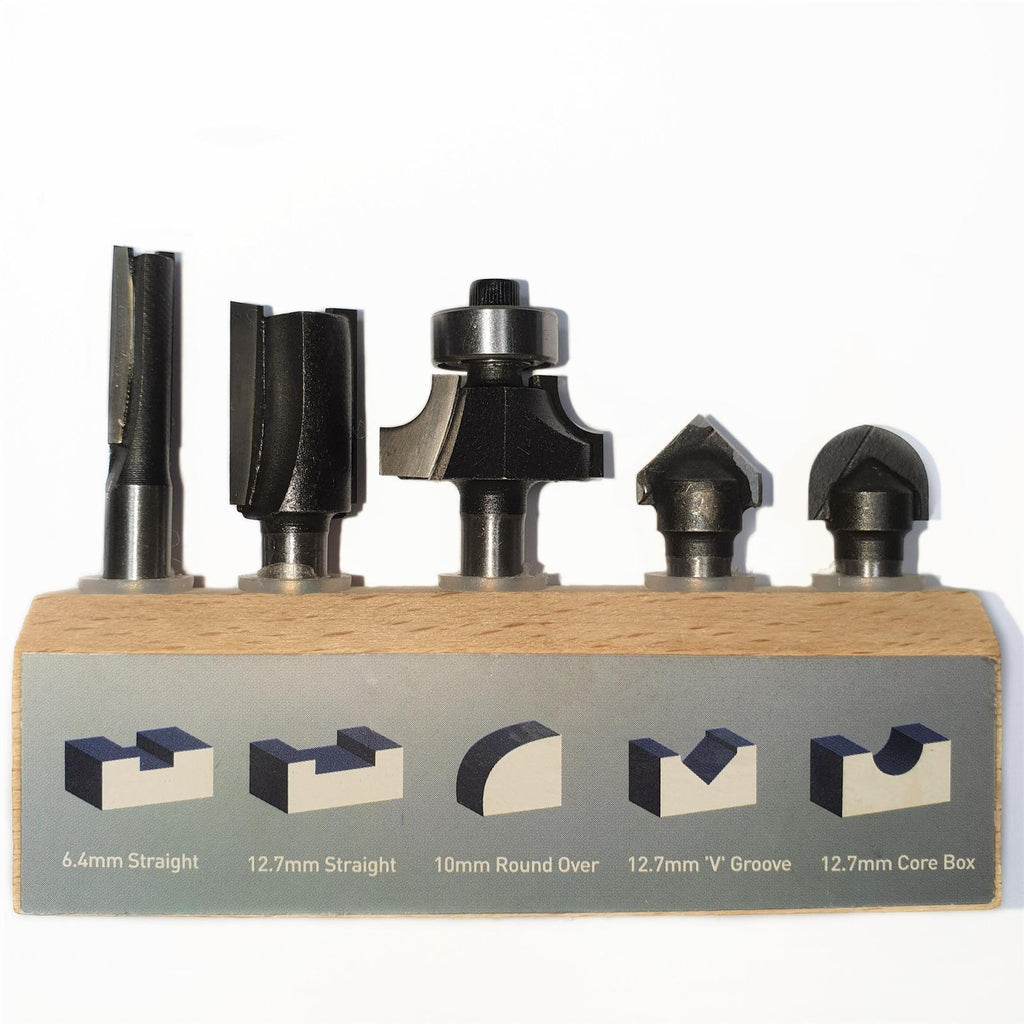 Ultra 6.4mm 5 Piece Router Bit Set - Image 2 of 2