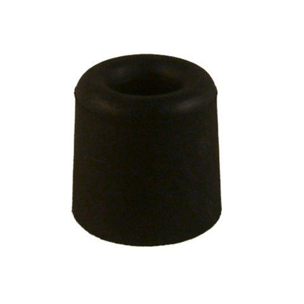 Adoored 30mm Black Round Rubber Door Stop - 30mm