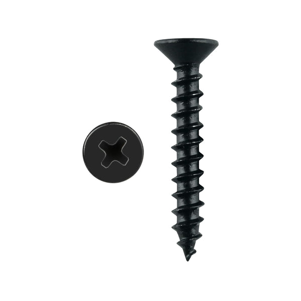 Pinnacle 4.0 x 30mm Black Countersunk Head Timber Screw - 20 Pack