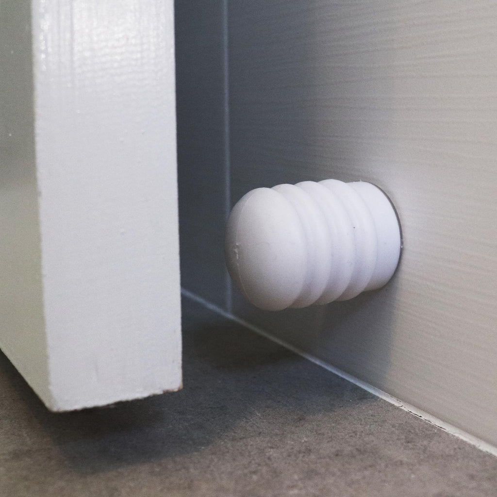 Adoored 45mm White Cushion Door Stop - Image 2 of 3