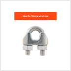 Taskmaster 10mm 316 Stainless Steel Wire Rope Grips - Image 2 of 10