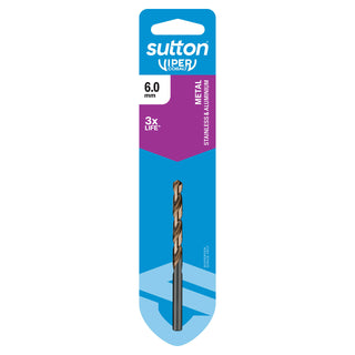 Sutton Tools 6.0mm Viper Cobalt Jobber Drill Bit