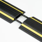 D-Line 30 x 10mm 1.8m Black And High Visibility Yellow Medium Duty Floor Cover - Image 2 of 14