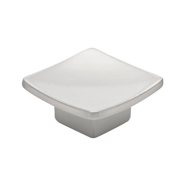 Prestige 44mm Brushed Nickel Square Dish Knob