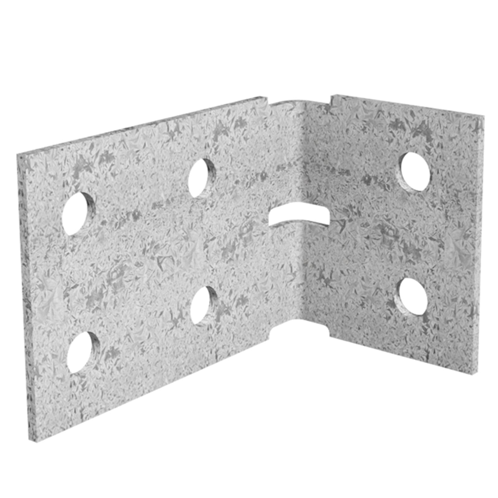 Dunnings 60 x 100 x 70mm M10 Galvanised Angle Bracket - Image 1 of 1