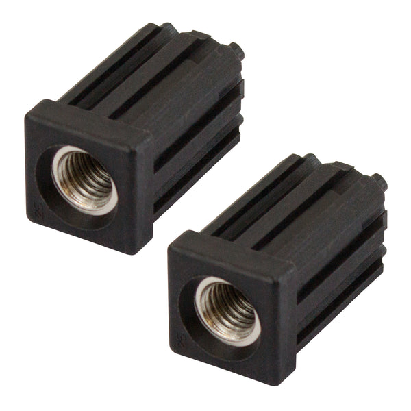 Richmond 25mm x M12 Square Threaded Tube Insert - 2 Pack - 25mm