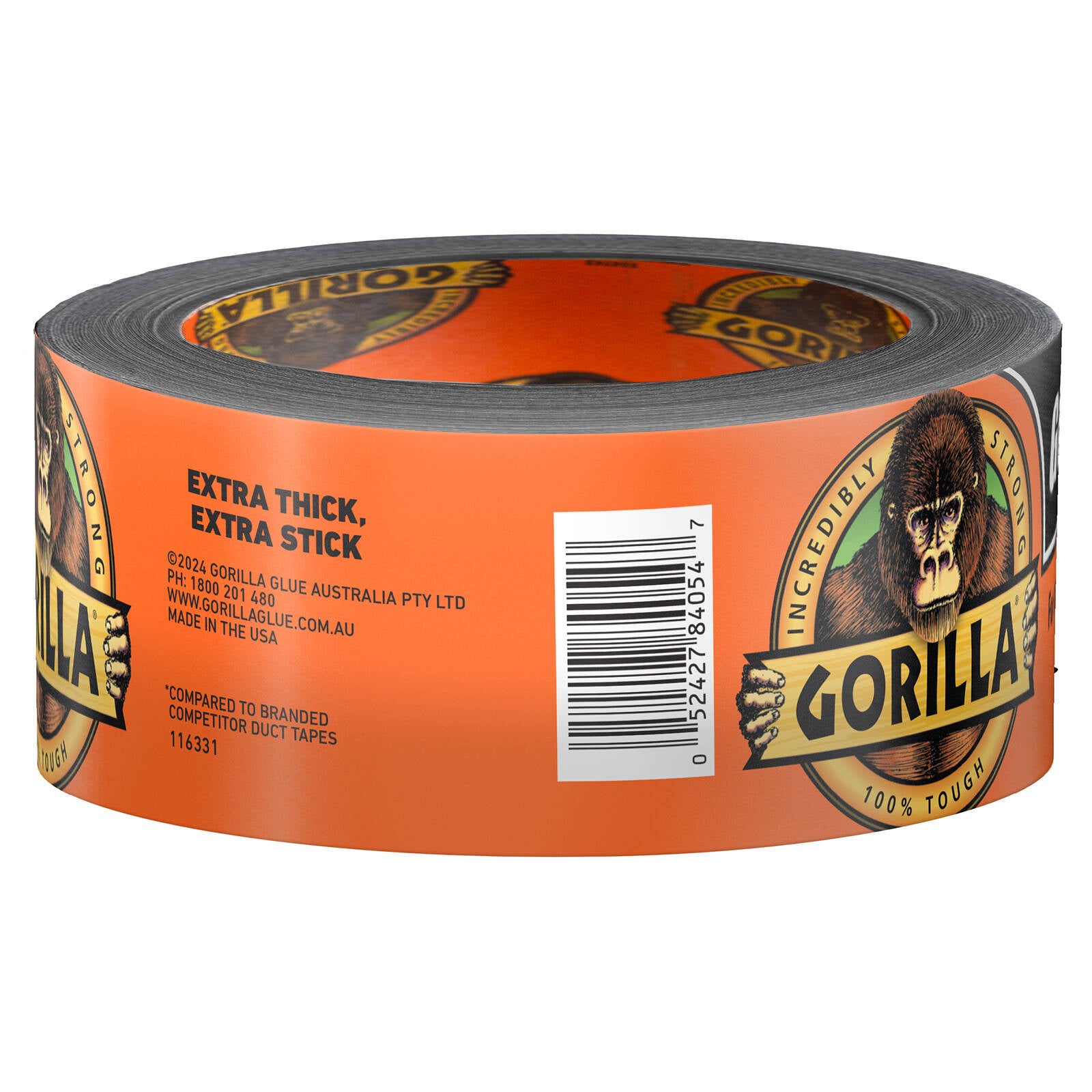 Gorilla 48mm x 9m Black Cloth Tape - Image 6 of 6
