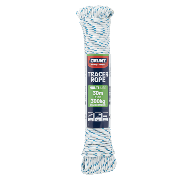 Grunt 4mm x 30m High Visibility Tracer Rope