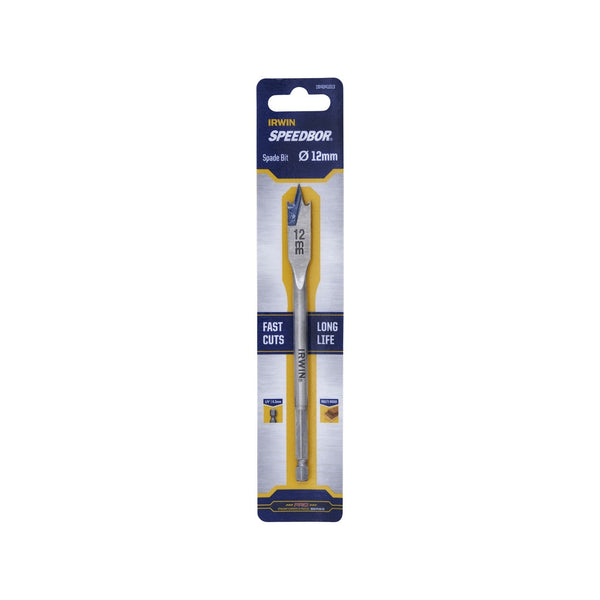 IRWIN 12mm Blue Groove Spade Bit