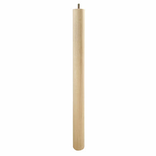 Adoored 53 x 710mm Raw Wood Round Furniture Leg