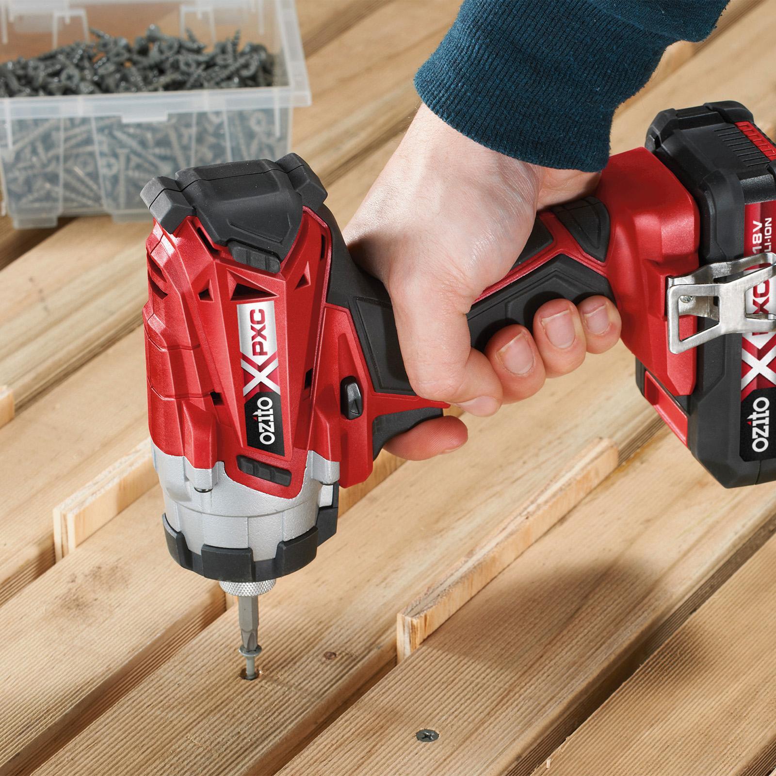 Ozito PXC 18V Cordless Drill and Impact Driver PX2PAK-500 - Kit - Image 6 of 8