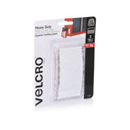 VELCRO Brand 50 x 100mm White Heavy Duty Stick On Tape - 2 Pack - Image 2 of 3
