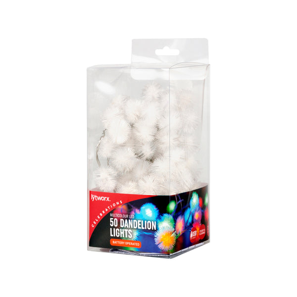Lytworx Multi-Colour Dandelion Lights - 50 Pack