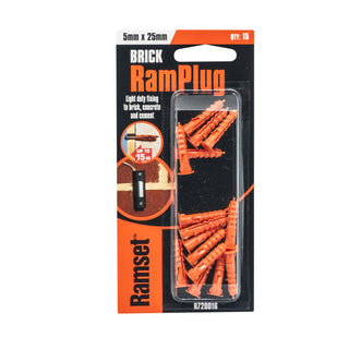 Ramset 5 x 25mm RamPlug - 15 Pack