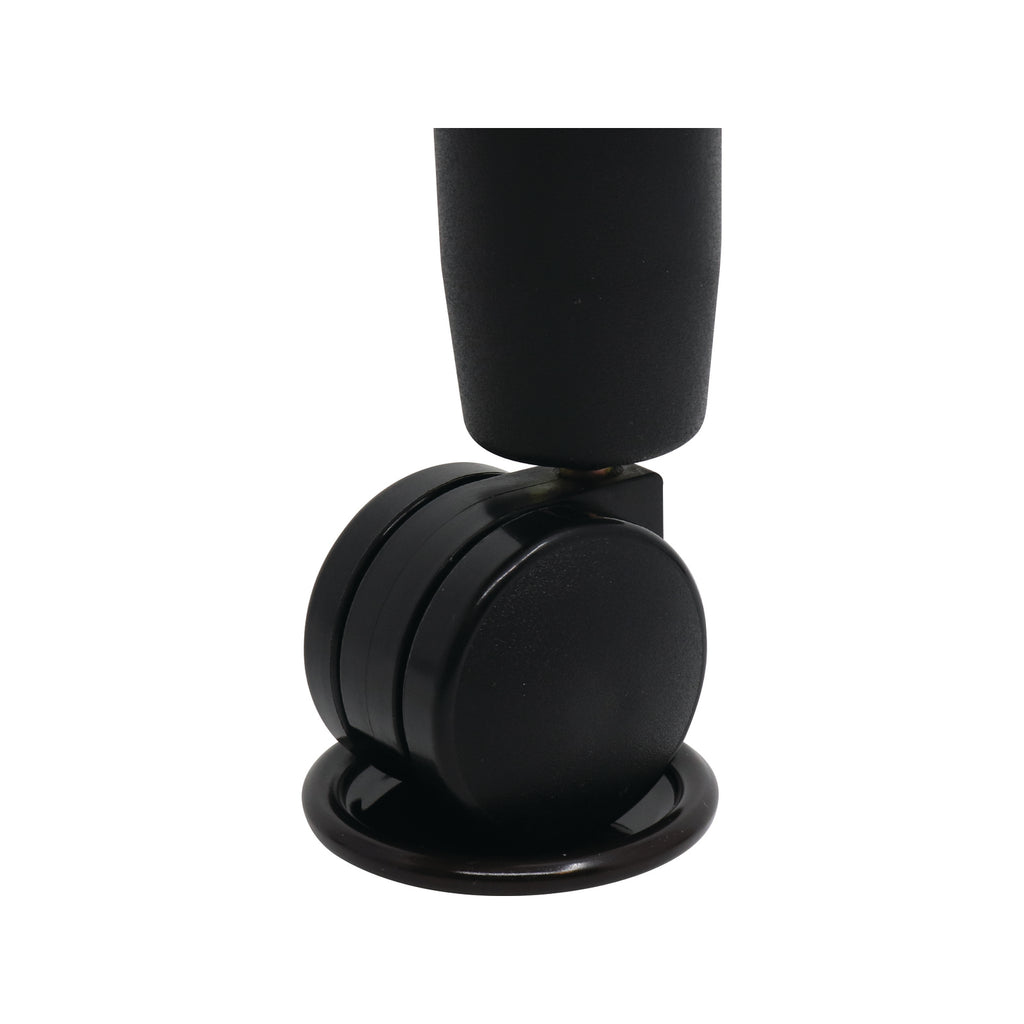 Surface Gard 51mm Brown Round Carpet Base Castor Cups - 4 Pack - Image 2 of 4