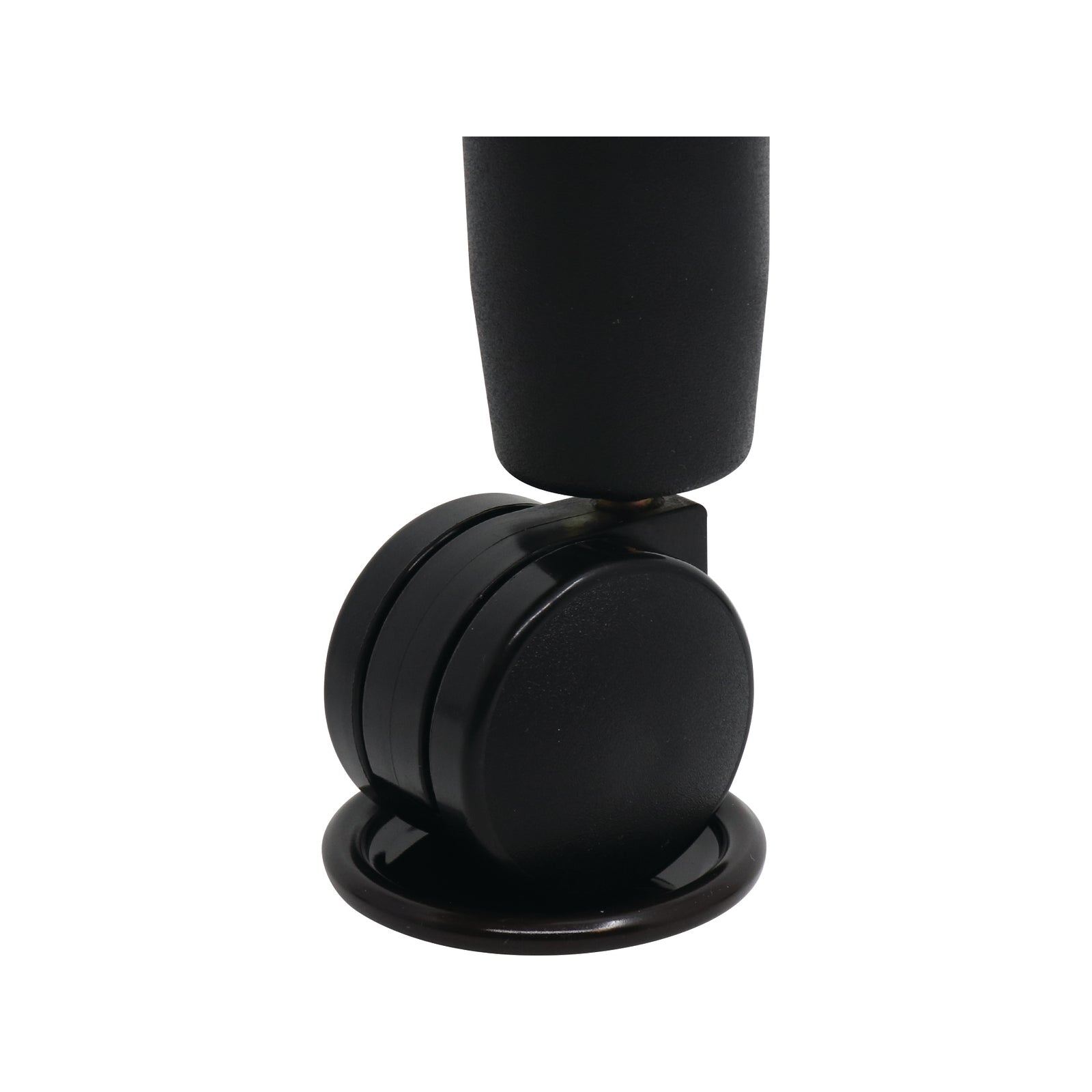 Surface Gard 51mm Brown Round Carpet Base Castor Cups - 4 Pack - Image 2 of 4