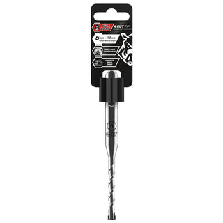 Full Boar 5mm x 110mm 4 Cut Tip for SDS-Plus Hammers