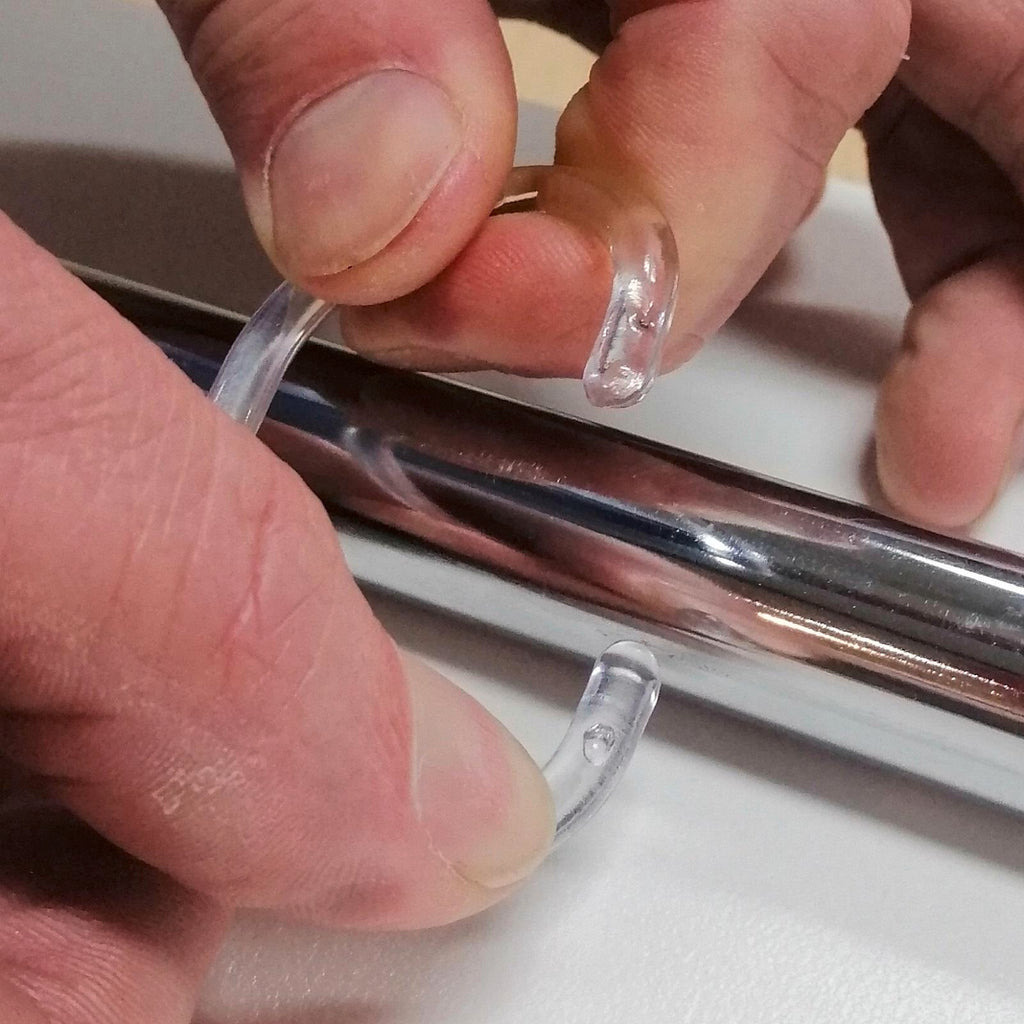 Barelli Clear Shower Curtain Rings - 24 Pack - Image 3 of 4