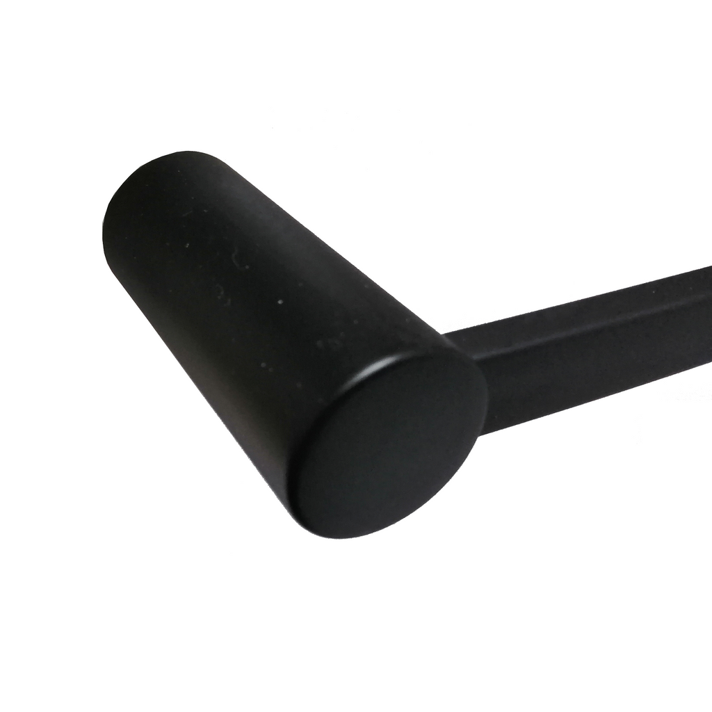 Barelli 900mm Matte Black Ambiente Double Towel Rail - 900mm - Image 3 of 7