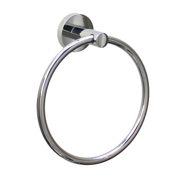 Barelli Polished Chrome Toscana Towel Ring