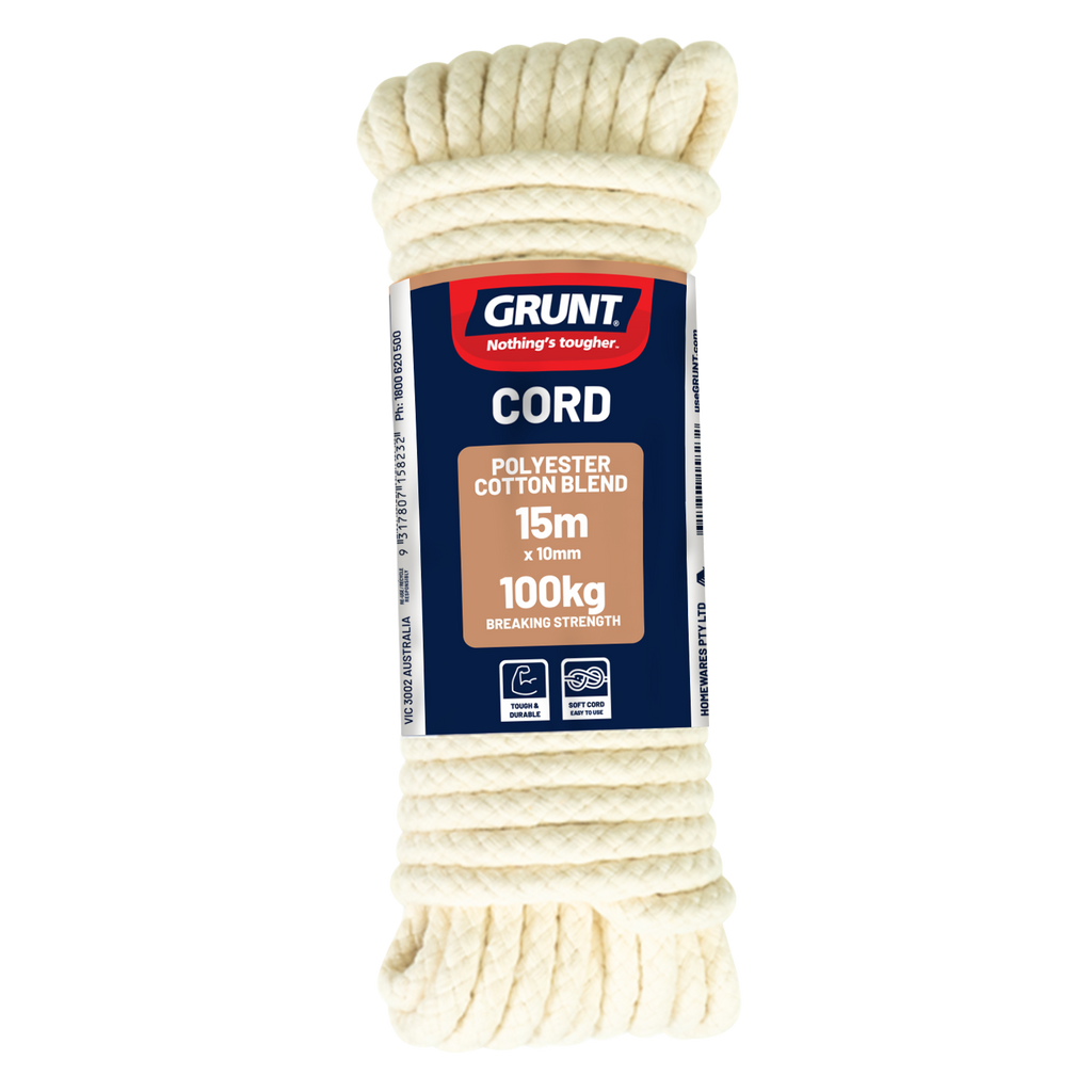 GRUNT 10mm x 15m Polyester Cotton Cord - Image 7 of 8