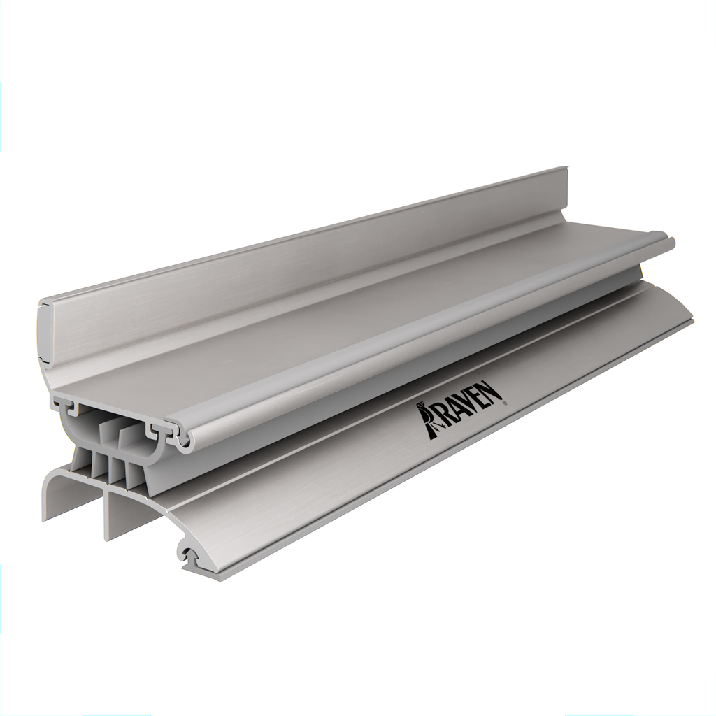 Raven RP4 Door Bottom Clear 926mm - Clear Anodised - Image 6 of 7