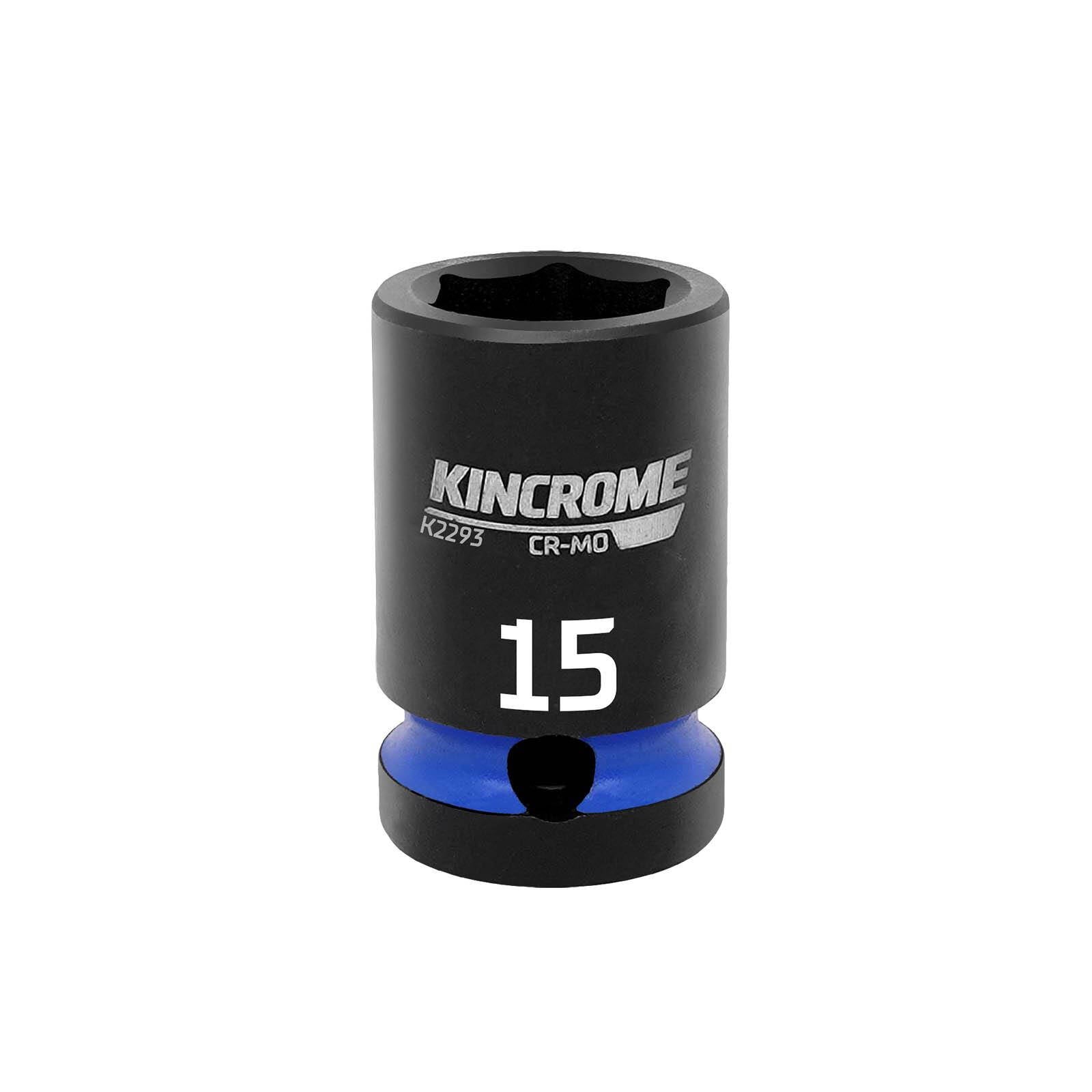 Kincrome 15mm 1/2” Square Drive Impact Socket - Image 1 of 1