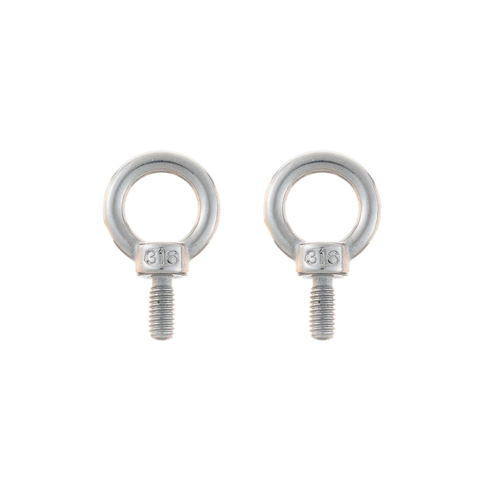 Taskmaster 6mm 316 Stainless Steel Eye Bolt - 2 Pack - Image 2 of 4