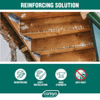 Carinya 50 x 50 x 200 x 3.5mm Galvanised Stair Rail Reinforcing Bracket - Image 5 of 14