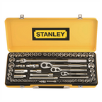 Stanley 64 Piece 1/4" 3/8" And 1/2" Drive Socket Set - Image 1 of 3