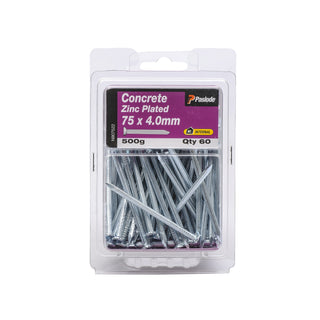 Paslode 75 x 4.0mm 500g Concrete Nails - 60 Pack