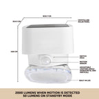 Click 2000lm Pinnacle Solar LED Sensor Wall Light - Image 5 of 5