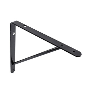 Carinya 200 x 200mm Black Heavy Duty Studio Stayed Bracket