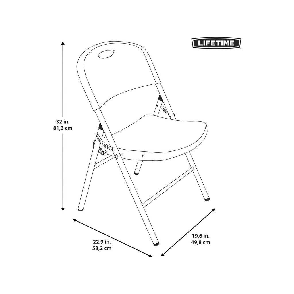 Lifetime Resin Classic Folding Chair - Image 5 of 5